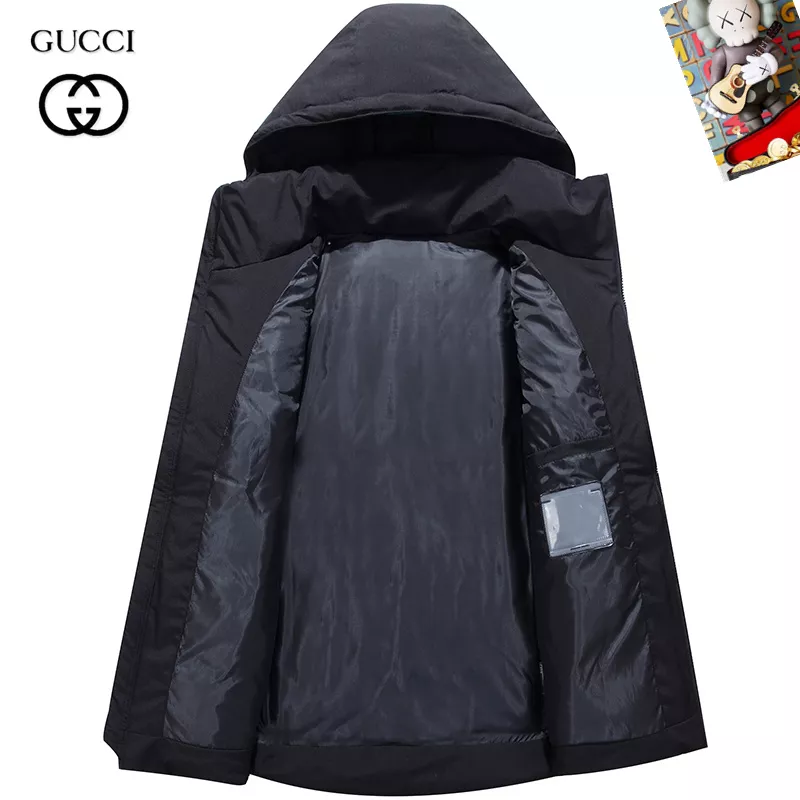 NewStyle 3328 Gucci Down Feather Coat Long Sleeved For Men