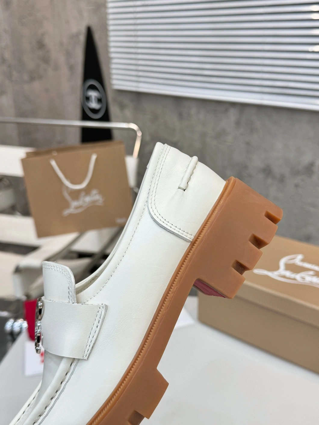 NewStyle 3729 Christian Louboutin Leather Shoes For Women