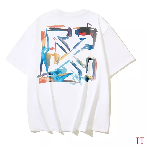 NewStyle 398 Off-White T-Shirts Short Sleeved For Unisex
