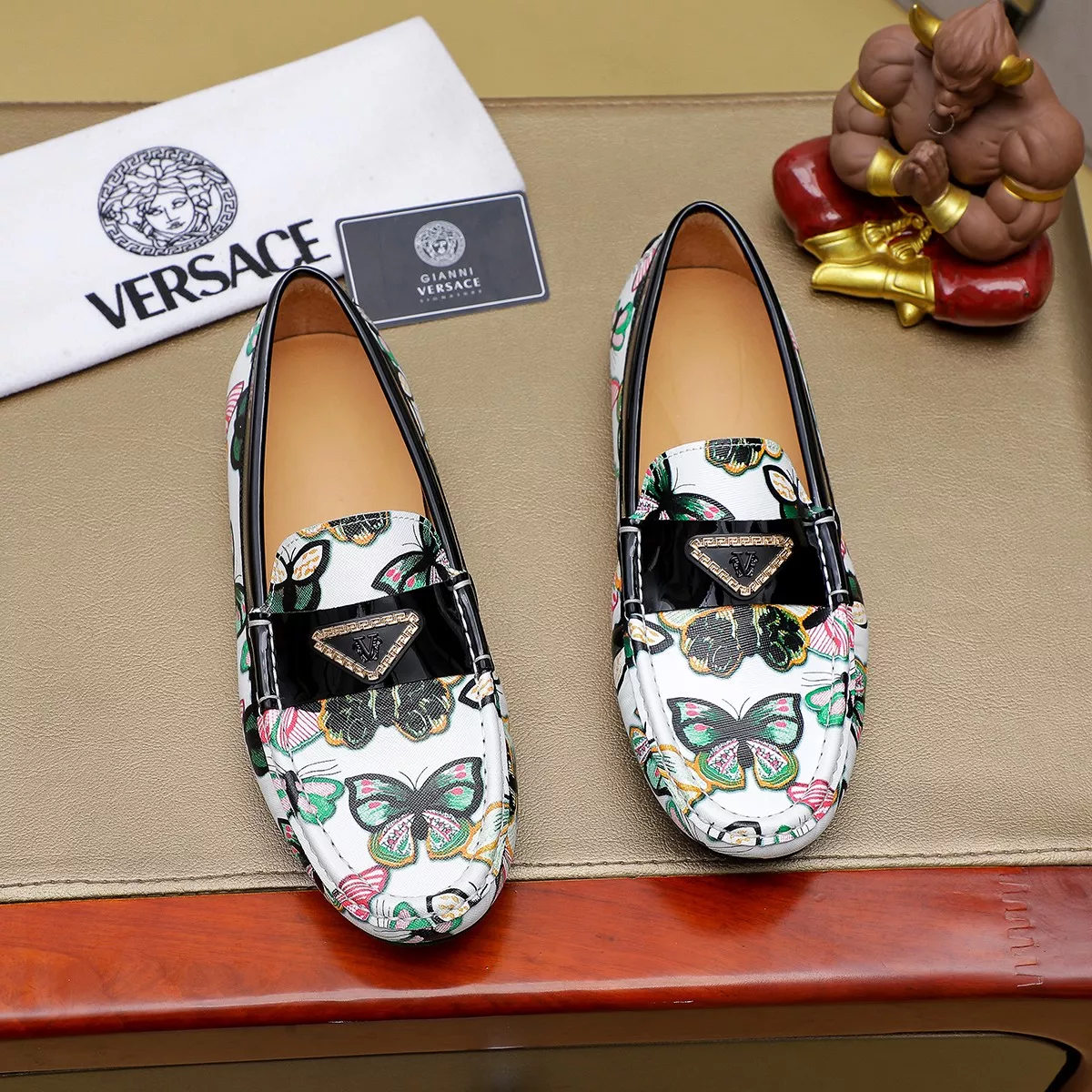 NewStyle 4085 Versace Leather Shoes For Men