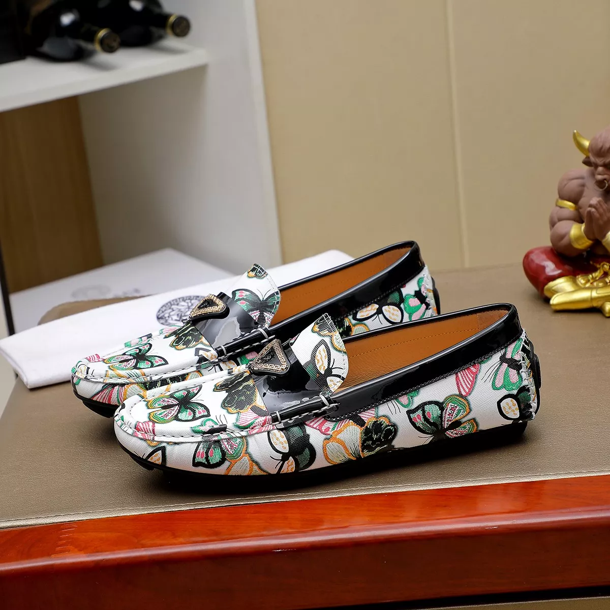 NewStyle 4085 Versace Leather Shoes For Men