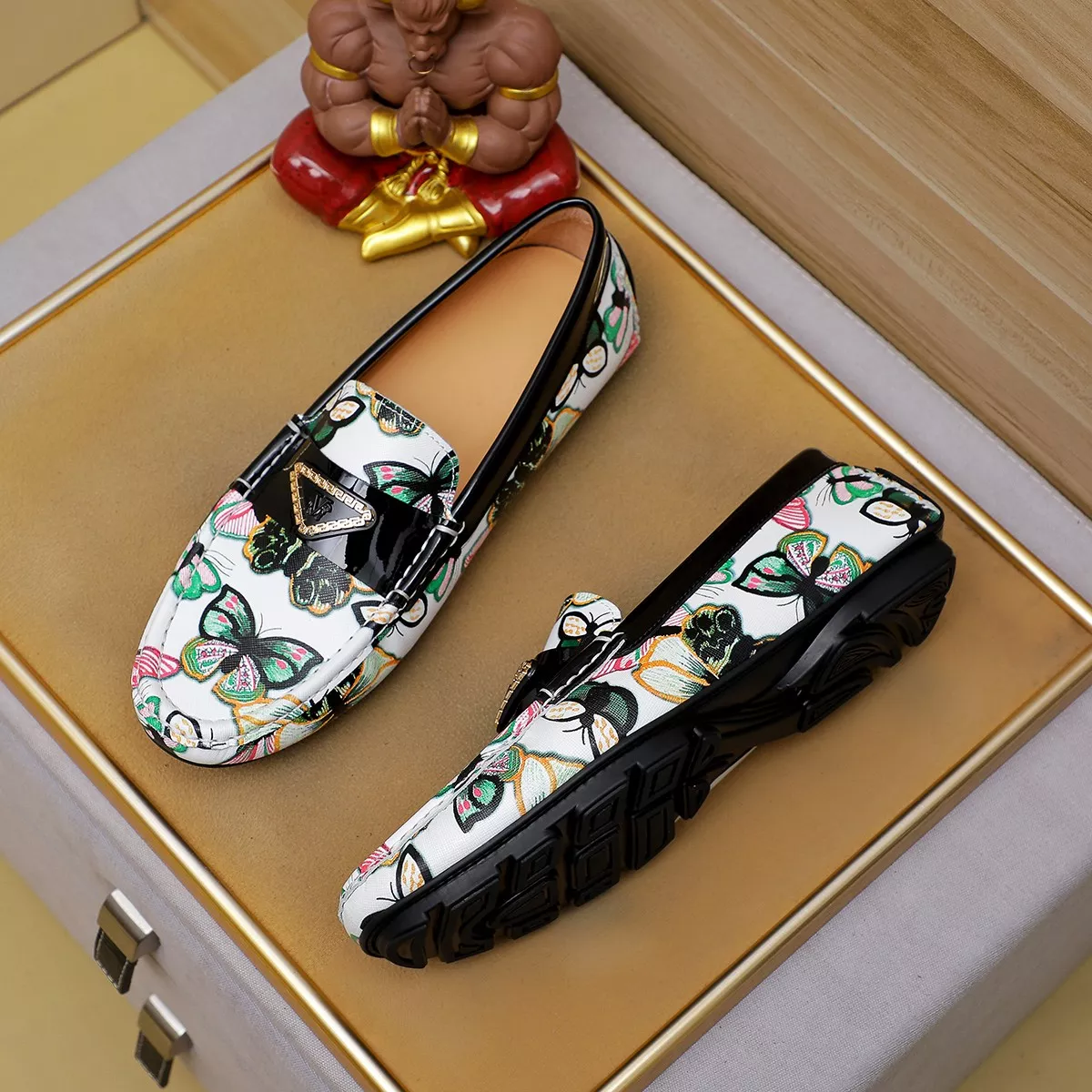 NewStyle 4085 Versace Leather Shoes For Men
