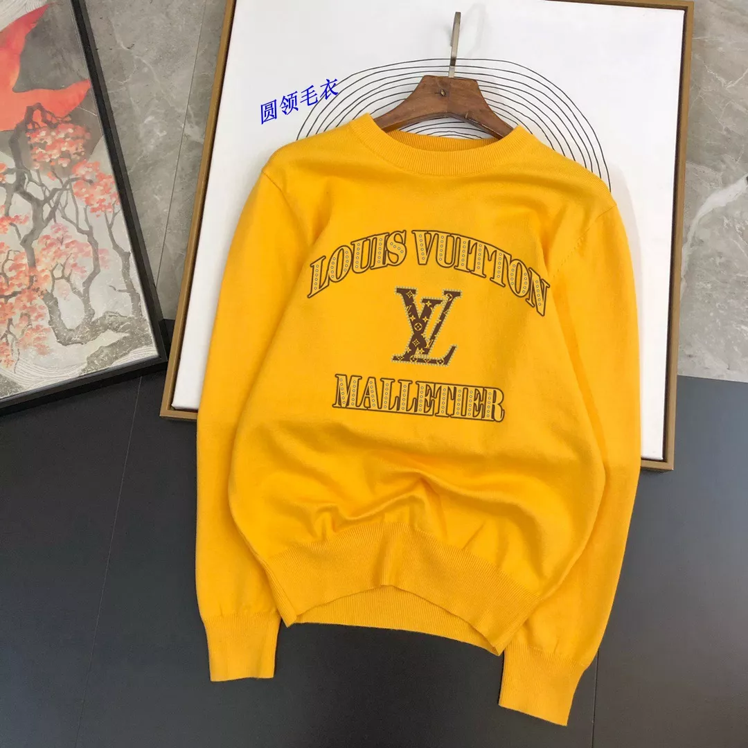NewStyle 4170 Louis Vuitton LV Sweaters Long Sleeved For Men