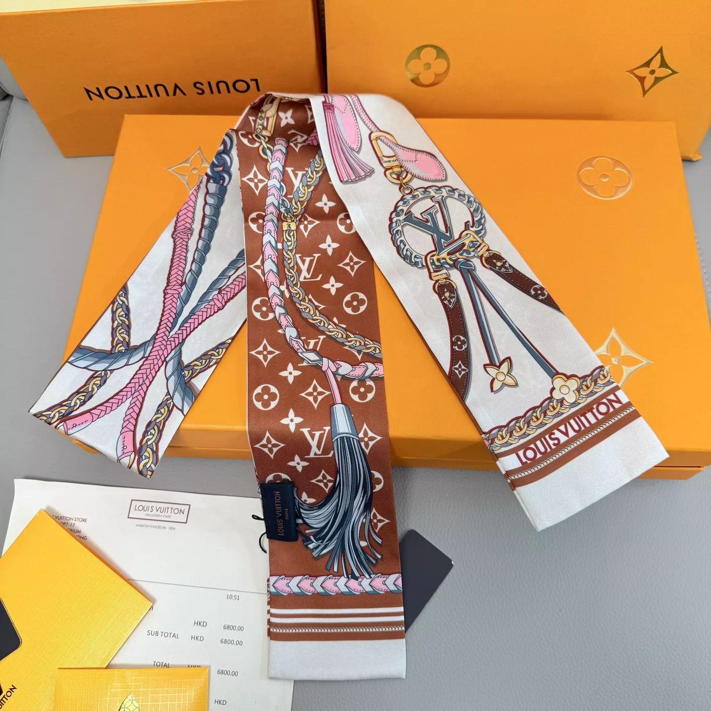 NewStyle 499 Louis Vuitton Silk Scarf