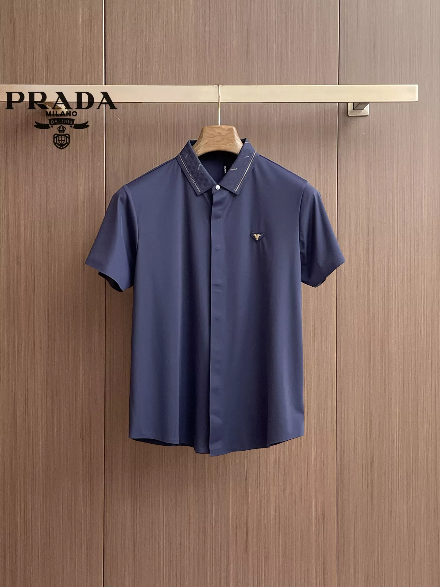 NewStyle 5155 Prada Shirts Short Sleeved For Men