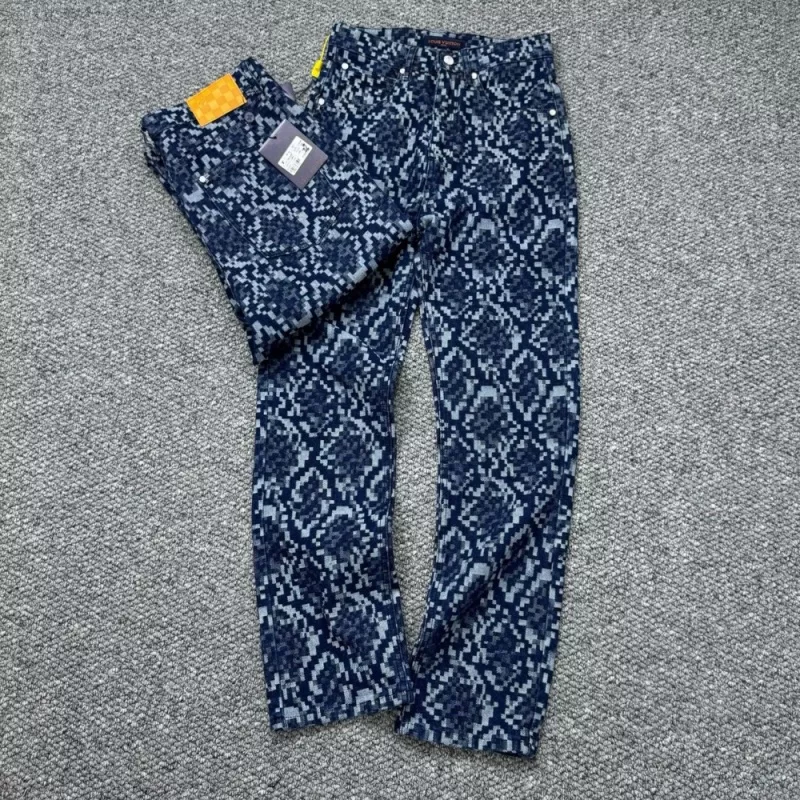 NewStyle 5453 Louis Vuitton LV Jeans For Unisex