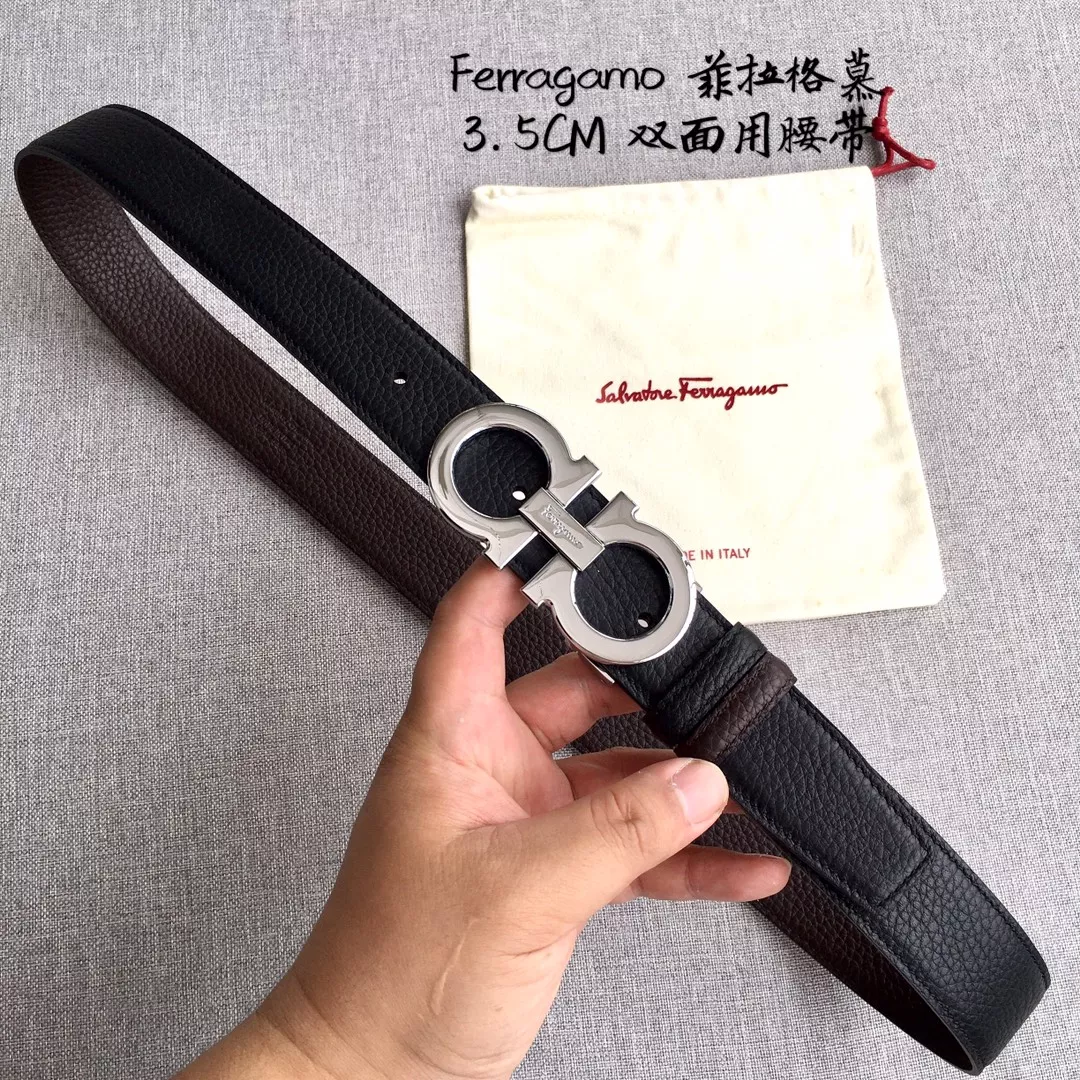 NewStyle 5457 Salvatore Ferragamo AAA Quality Belts In 3.5cm For Men