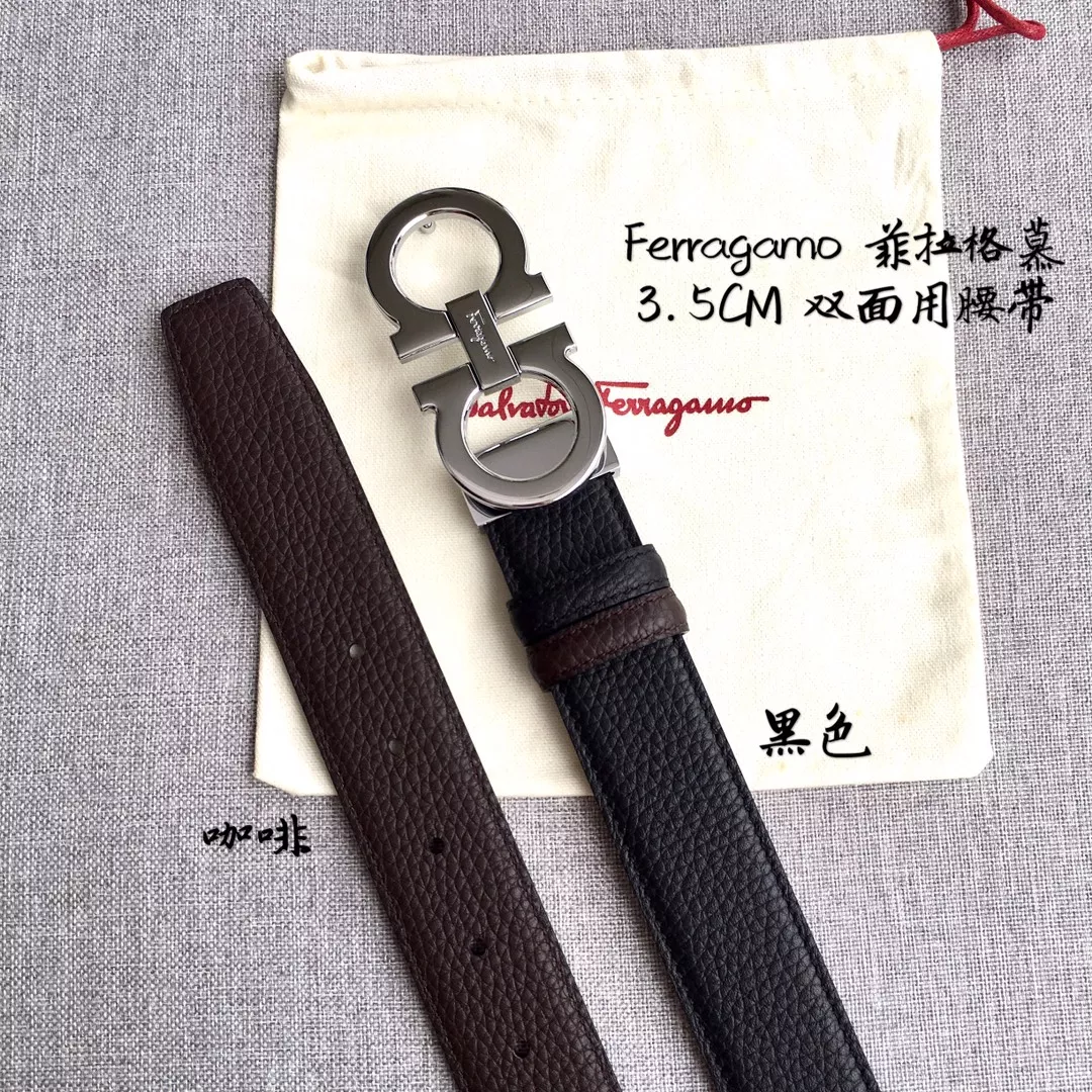 NewStyle 5457 Salvatore Ferragamo AAA Quality Belts In 3.5cm For Men