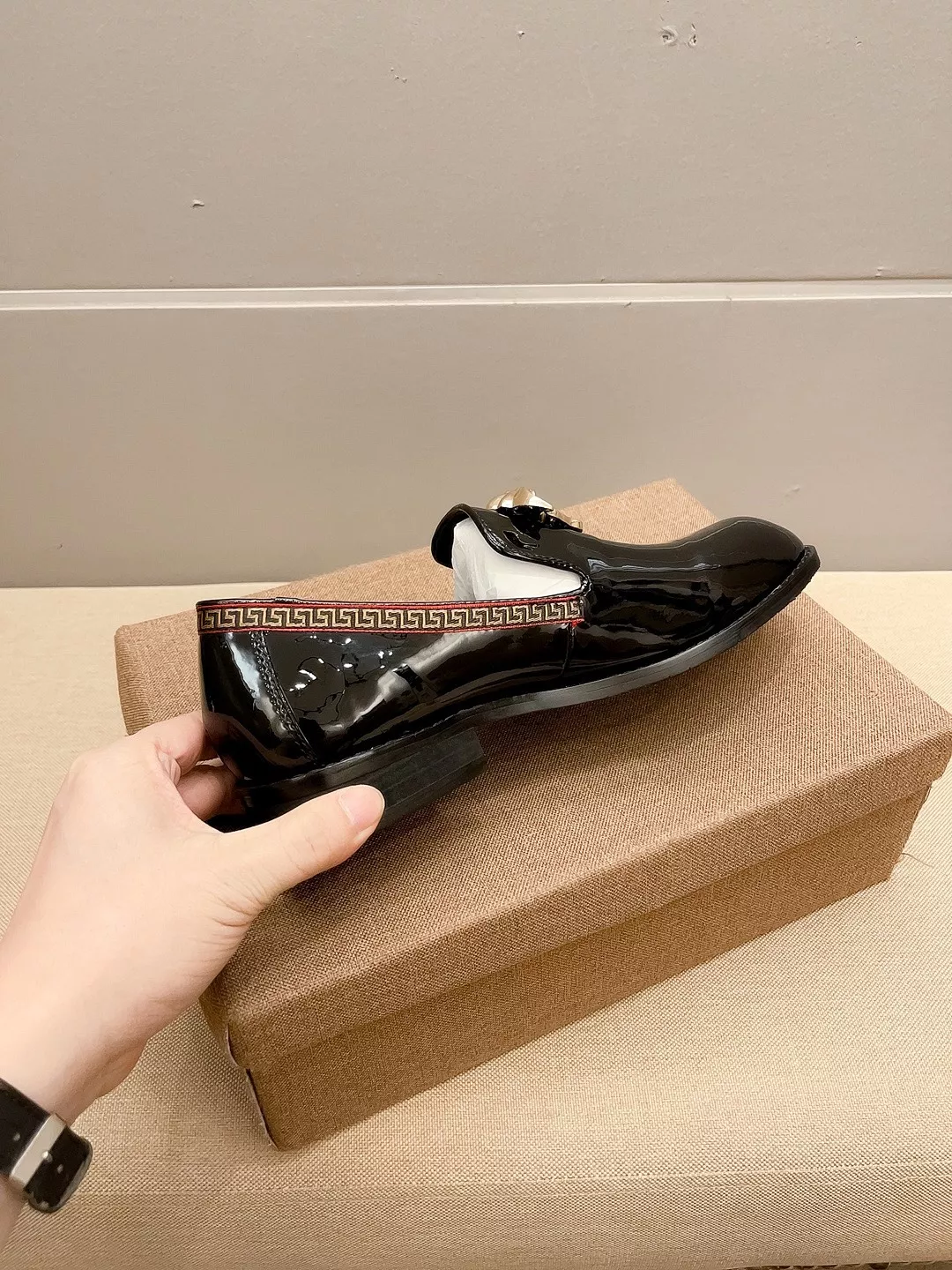 NewStyle 5749 Versace Leather Shoes For Men
