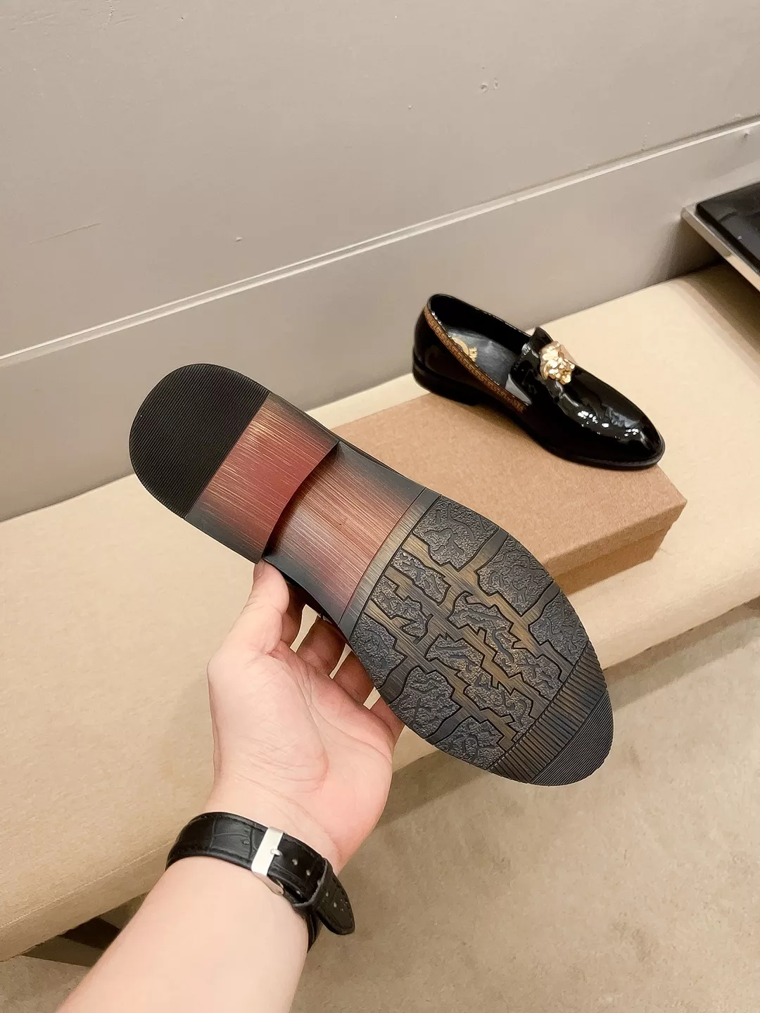 NewStyle 5749 Versace Leather Shoes For Men