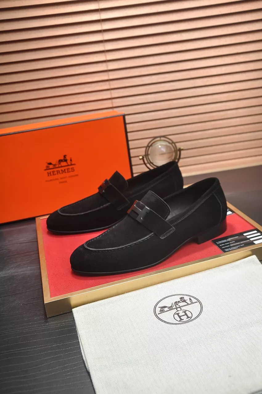 NewStyle 6212 Hermes Leather Shoes For Men