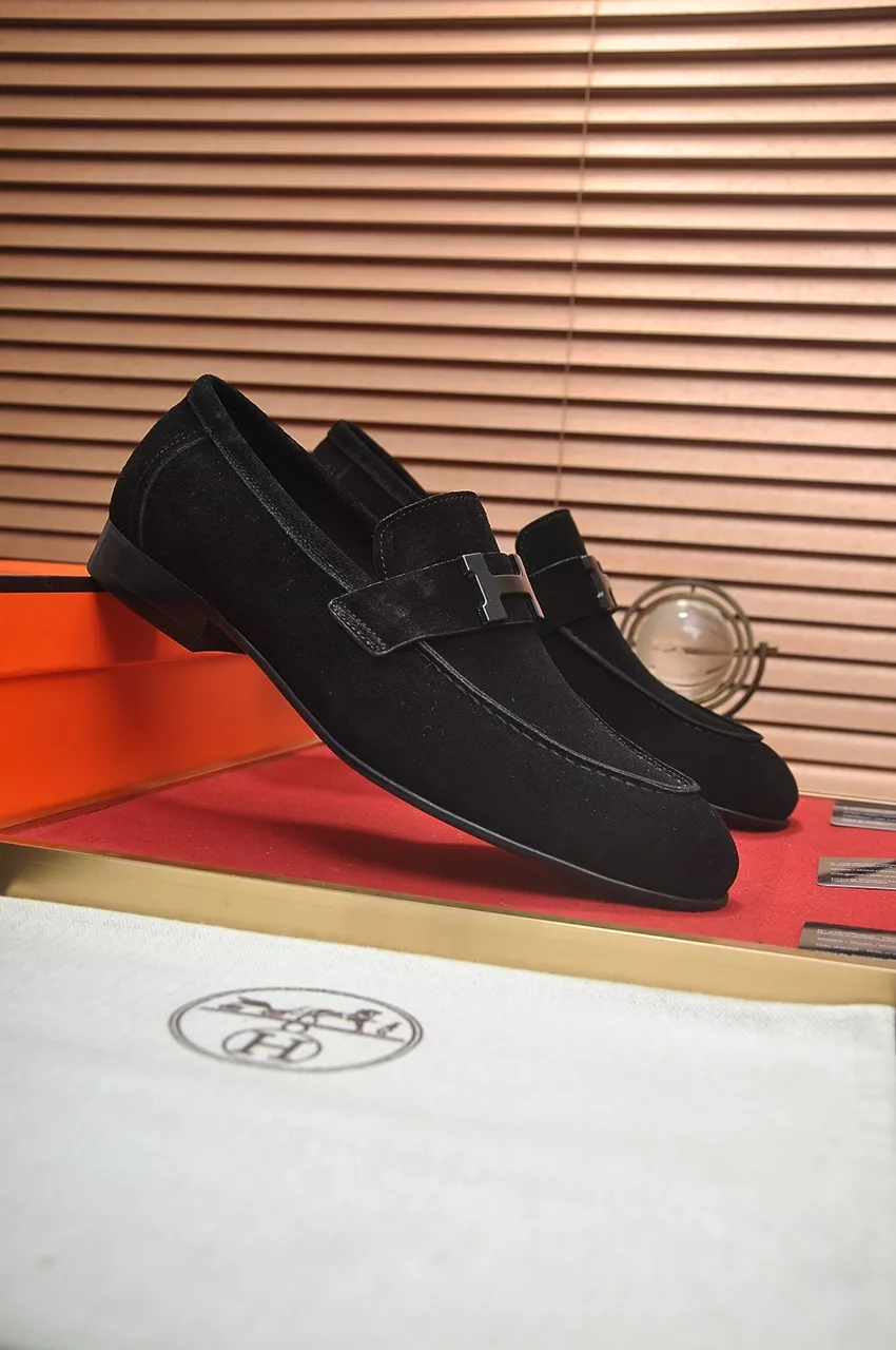 NewStyle 6212 Hermes Leather Shoes For Men