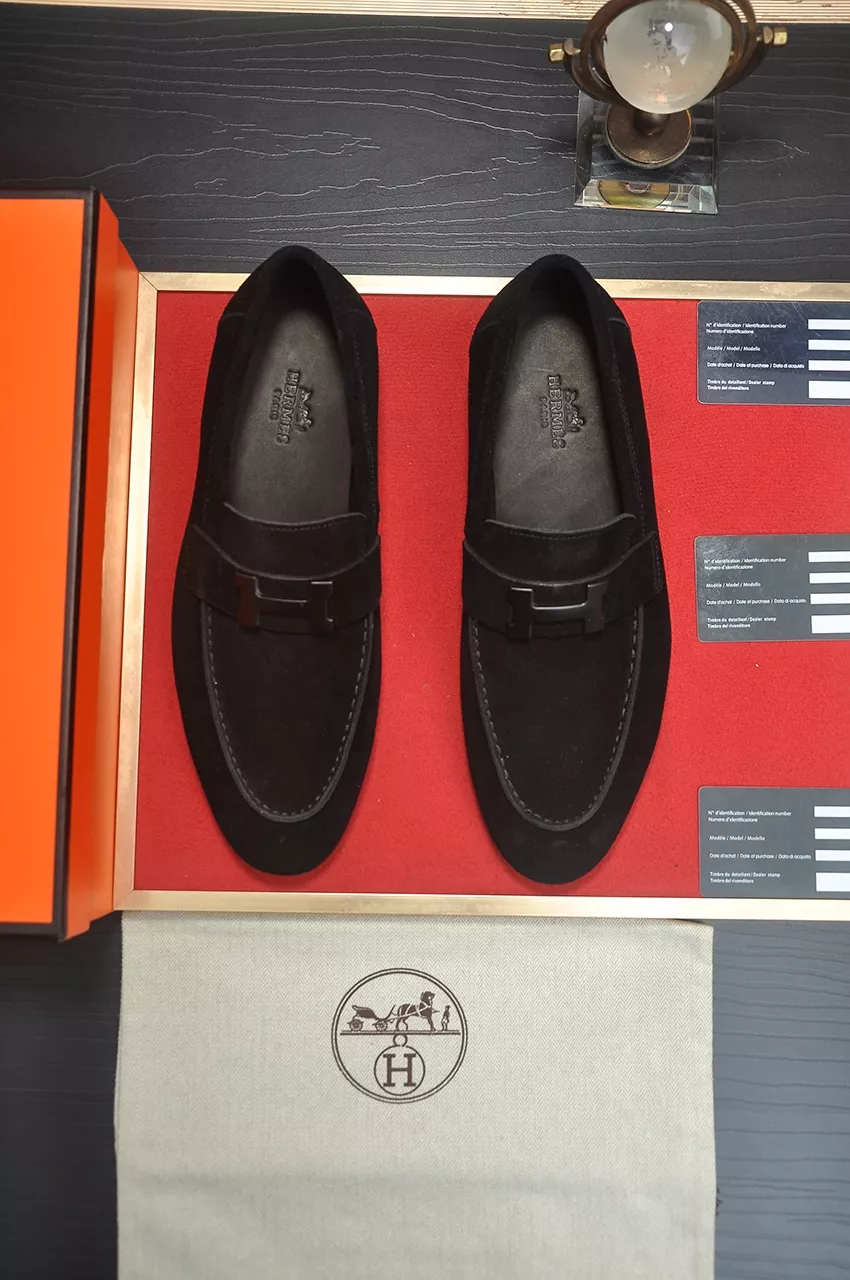 NewStyle 6212 Hermes Leather Shoes For Men