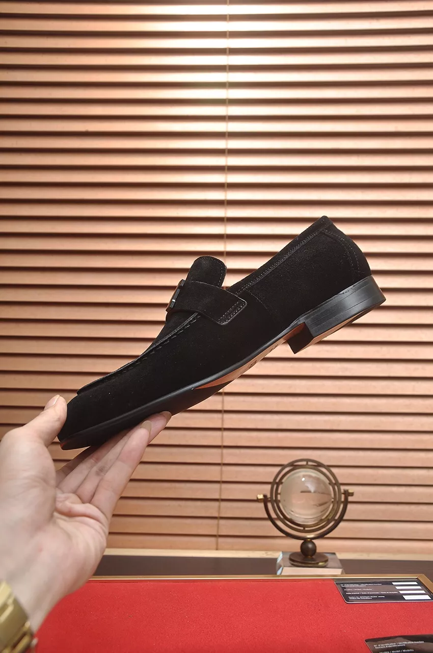 NewStyle 6212 Hermes Leather Shoes For Men