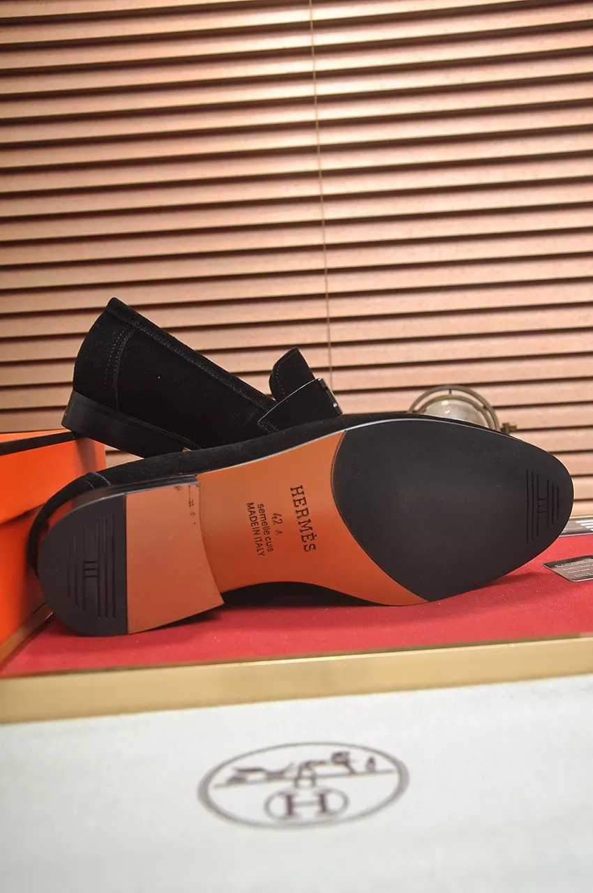 NewStyle 6212 Hermes Leather Shoes For Men