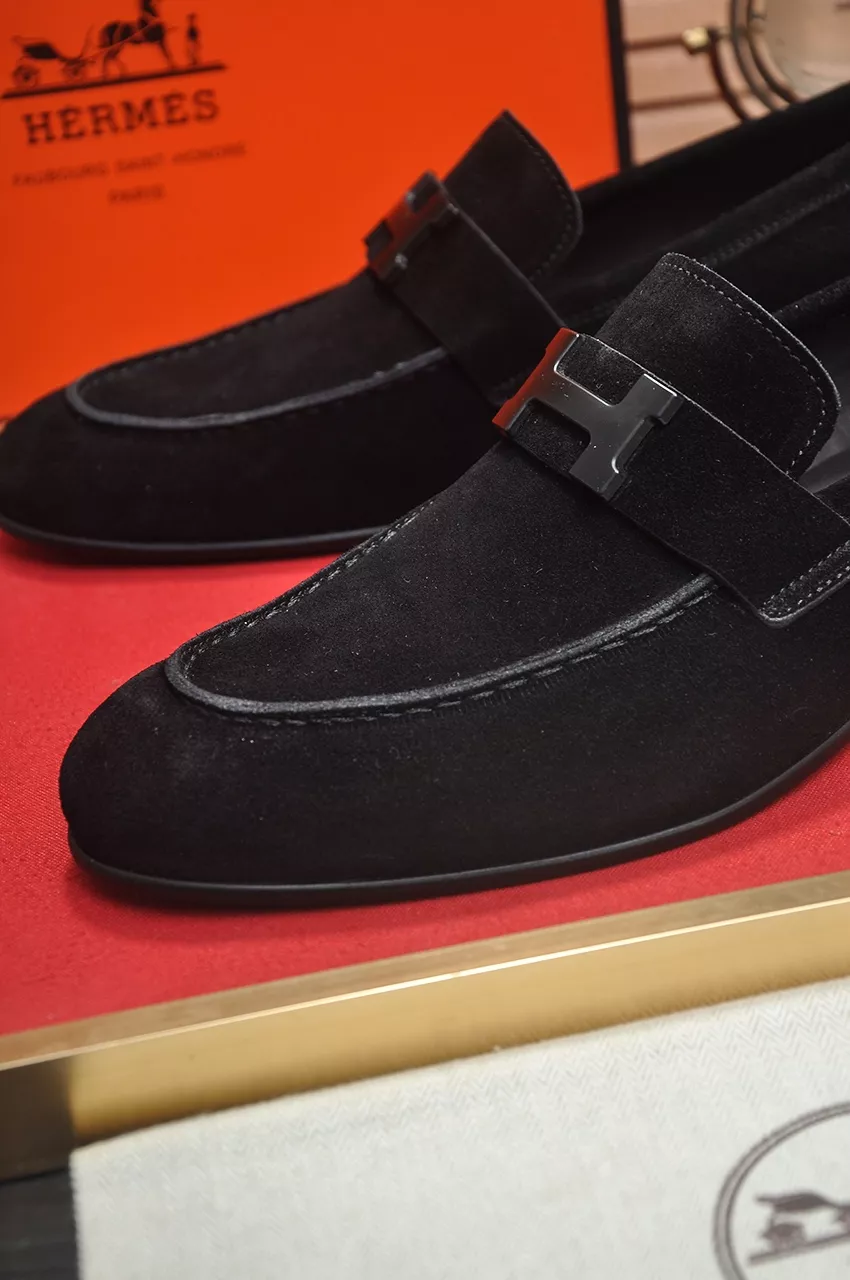 NewStyle 6212 Hermes Leather Shoes For Men