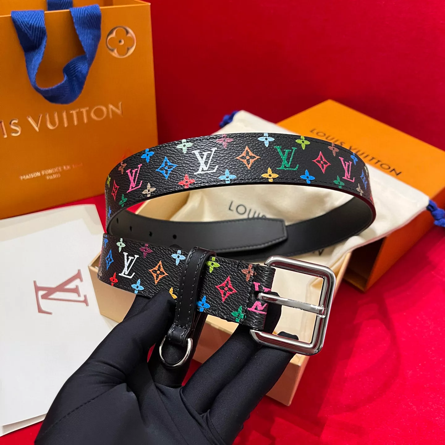 NewStyle 6233 Louis Vuitton AAA Quality Belts In 3.5cm For Unisex