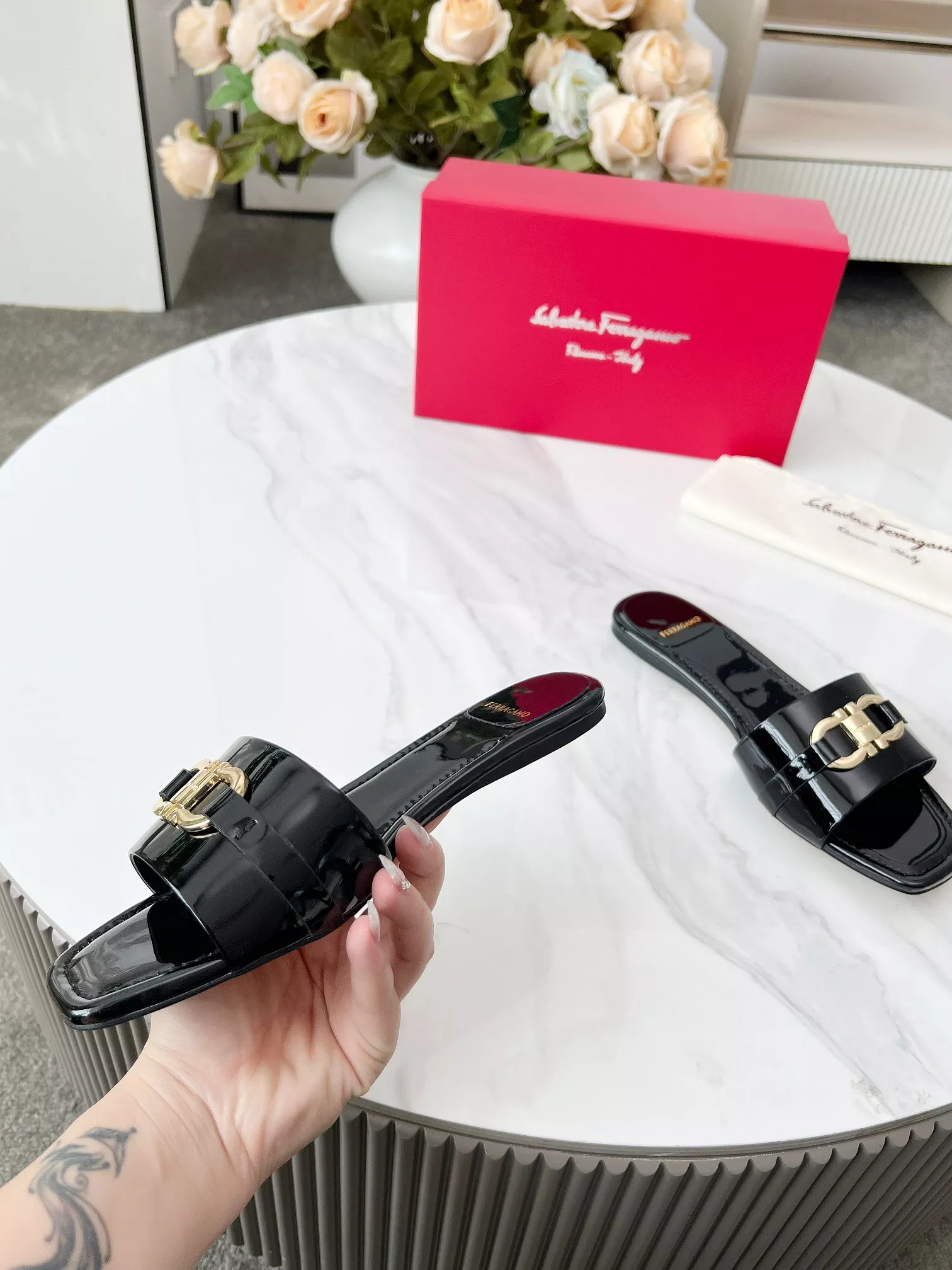 NewStyle 6310 Salvatore Ferragamo Slippers For Women