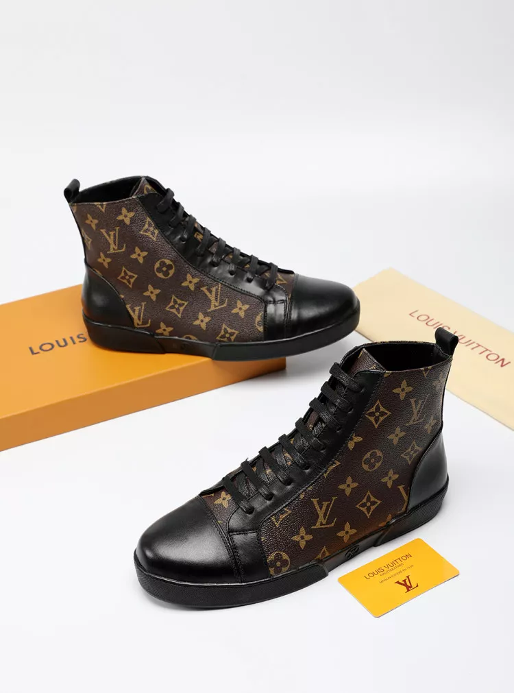 NewStyle 6497 Louis Vuitton High Tops Shoes For Men