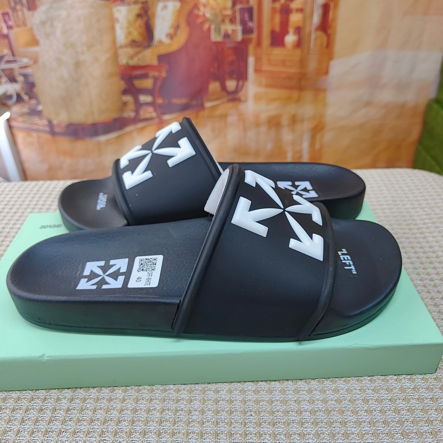 NewStyle 6672 Off-White Slippers For Men