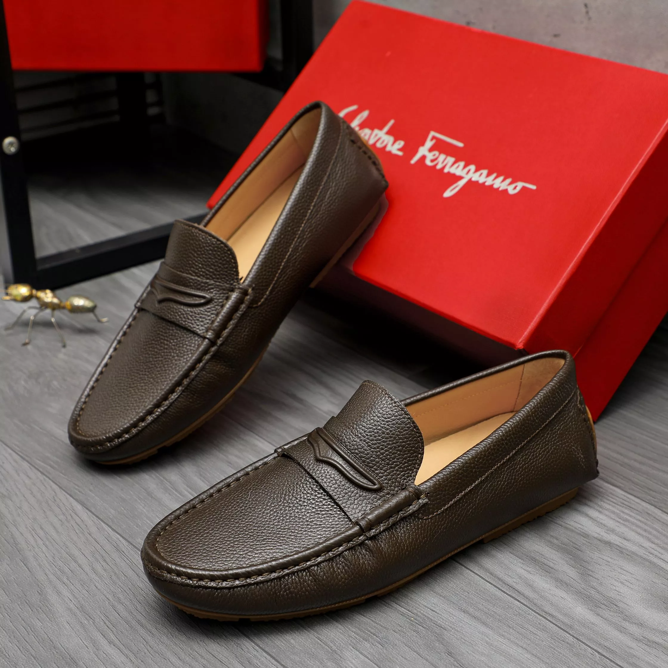 NewStyle 6693 Salvatore Ferragamo Leather Shoes For Men