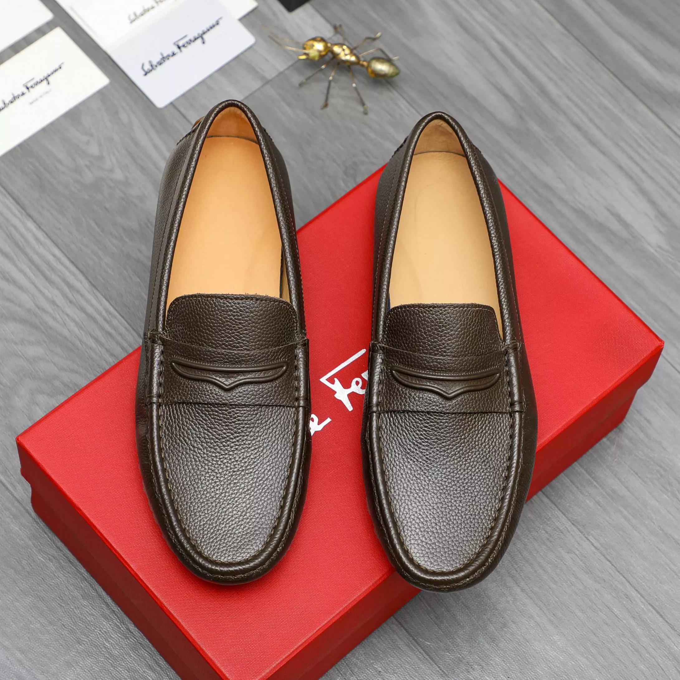NewStyle 6693 Salvatore Ferragamo Leather Shoes For Men