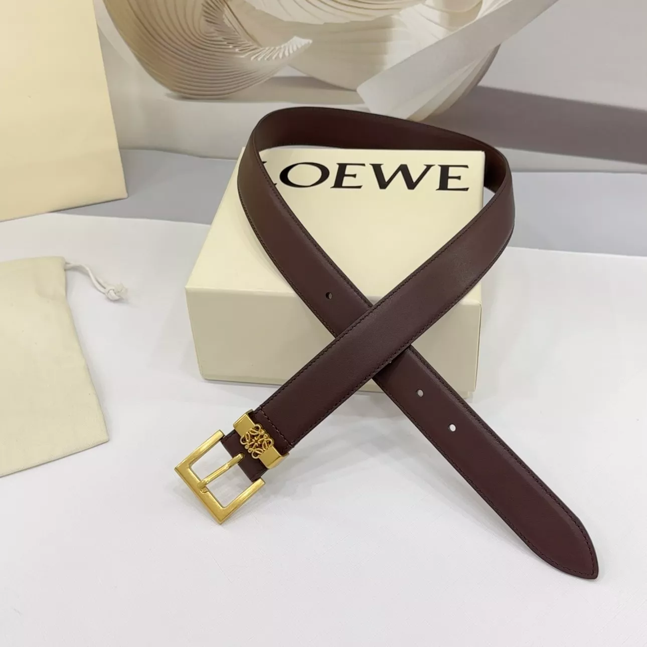 NewStyle 6928 LOEWE AAA Quality Belts In 3.0cm For Women