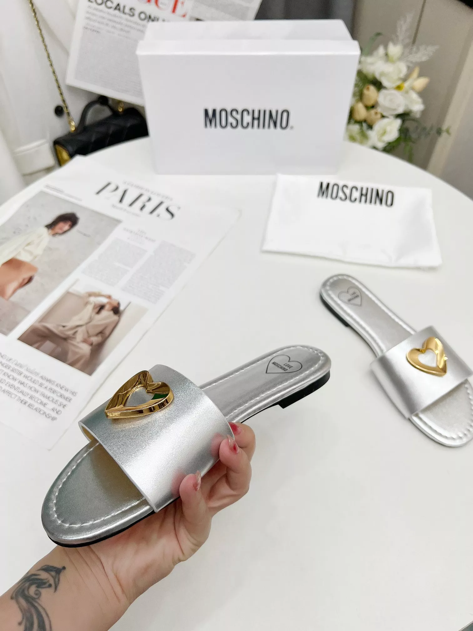 NewStyle 7144 Moschino Slippers For Women