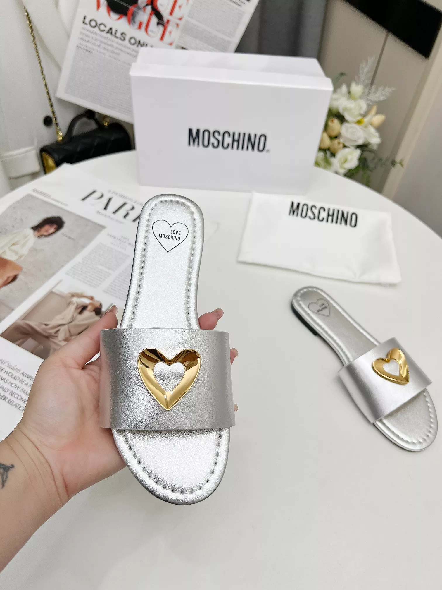 NewStyle 7144 Moschino Slippers For Women