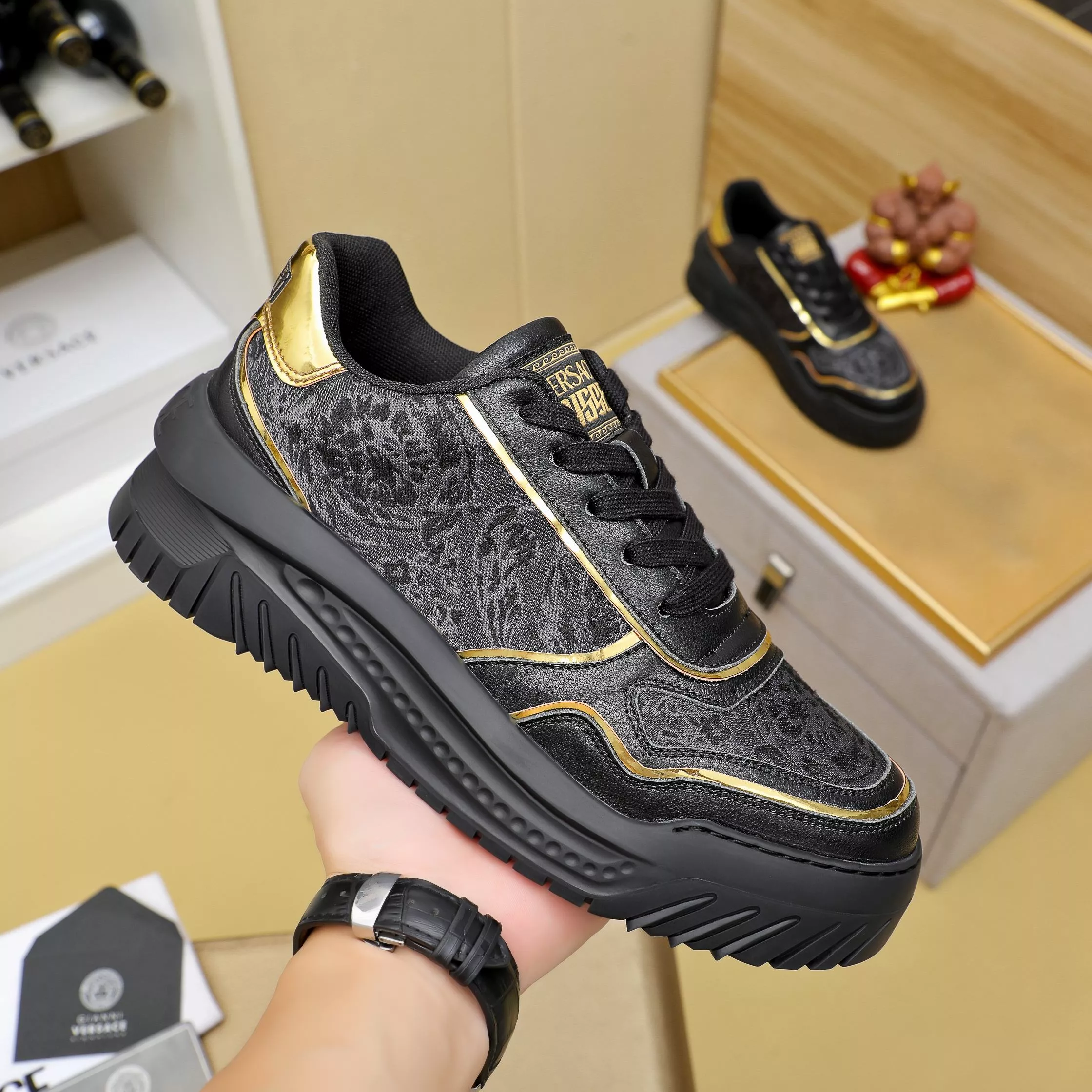 NewStyle 7230 Versace Casual Shoes For Men