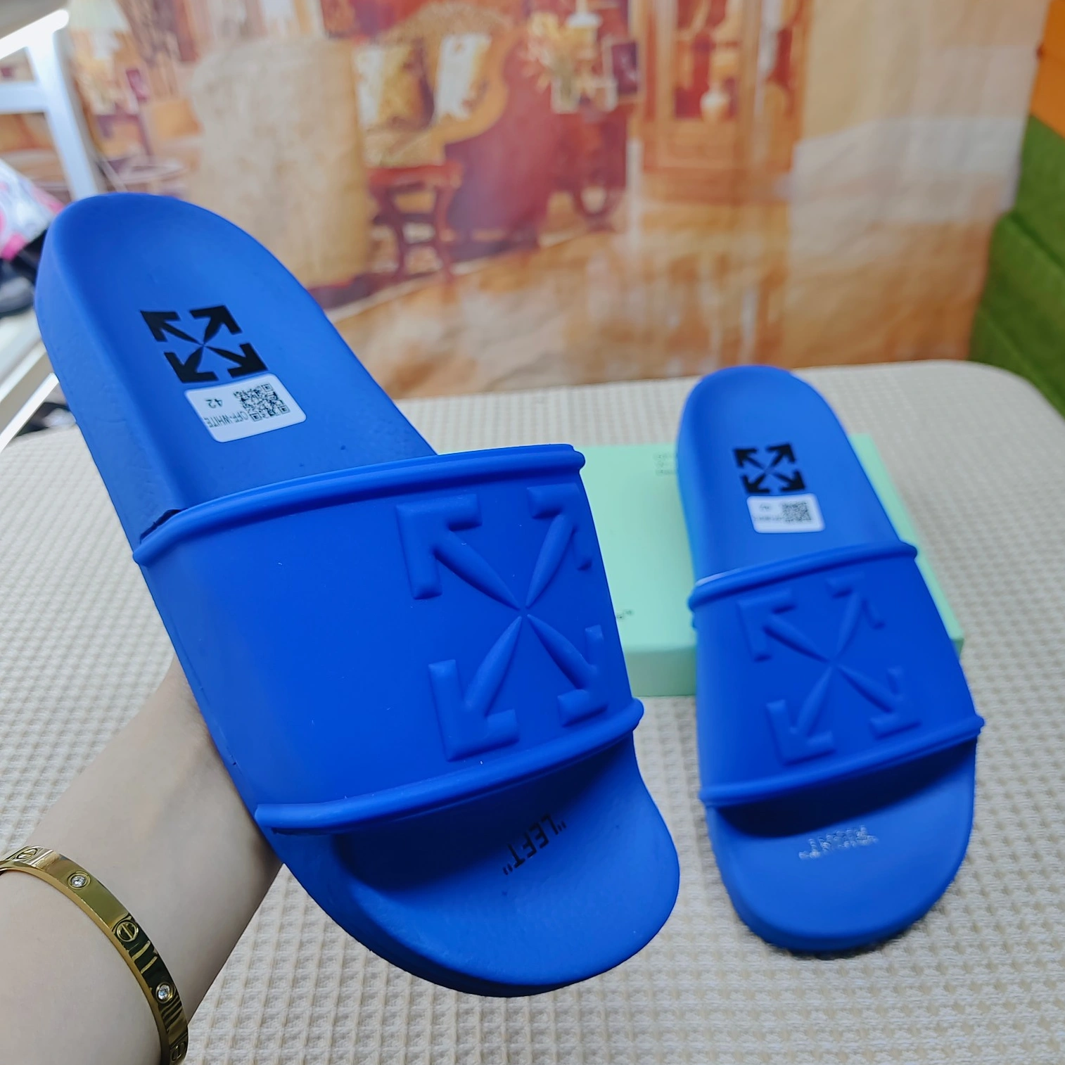 NewStyle 7250 Off-White Slippers For Men