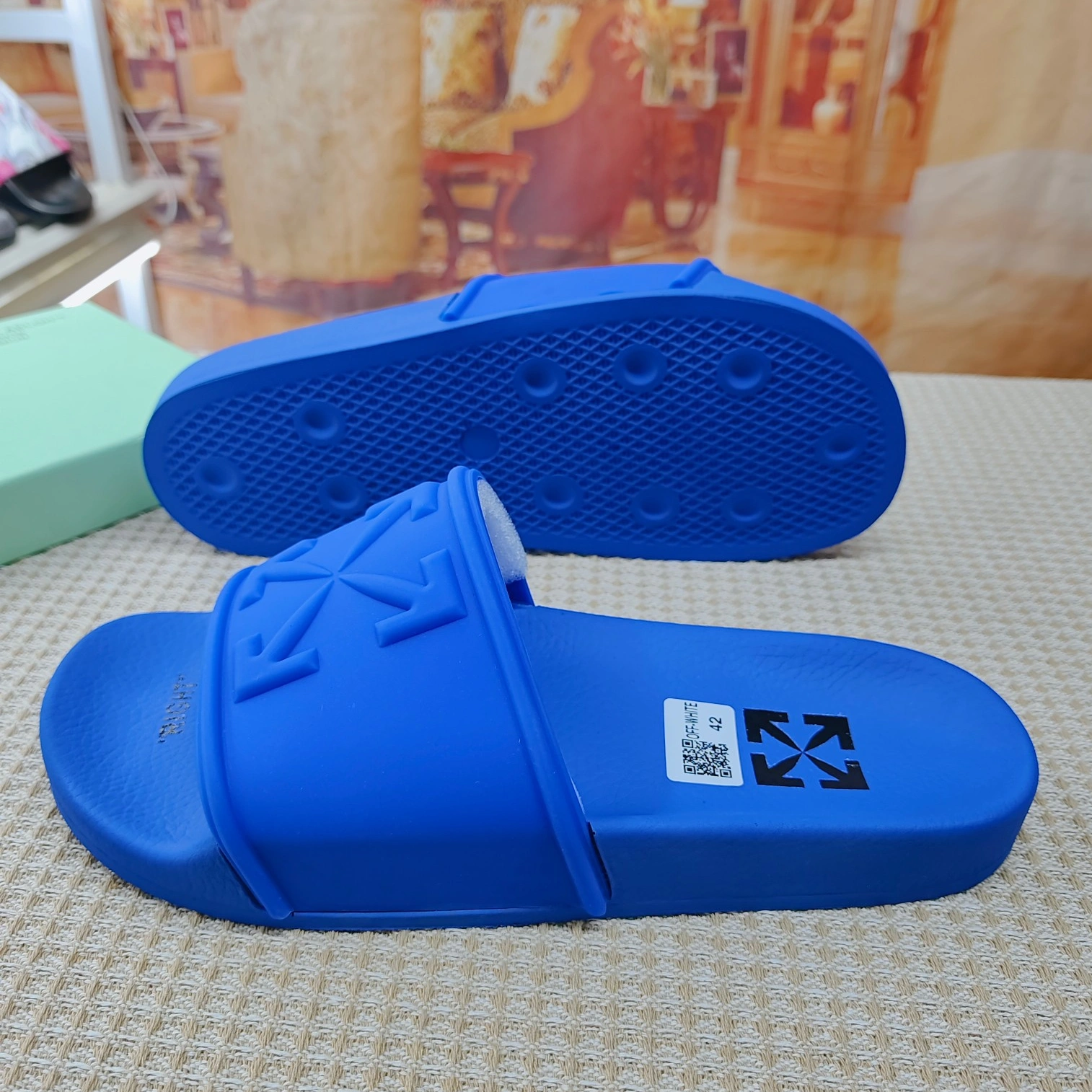 NewStyle 7250 Off-White Slippers For Men