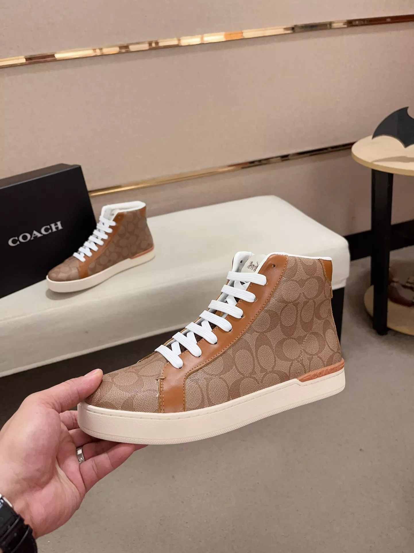 NewStyle 7451 Coach High Tops Shoes For Men