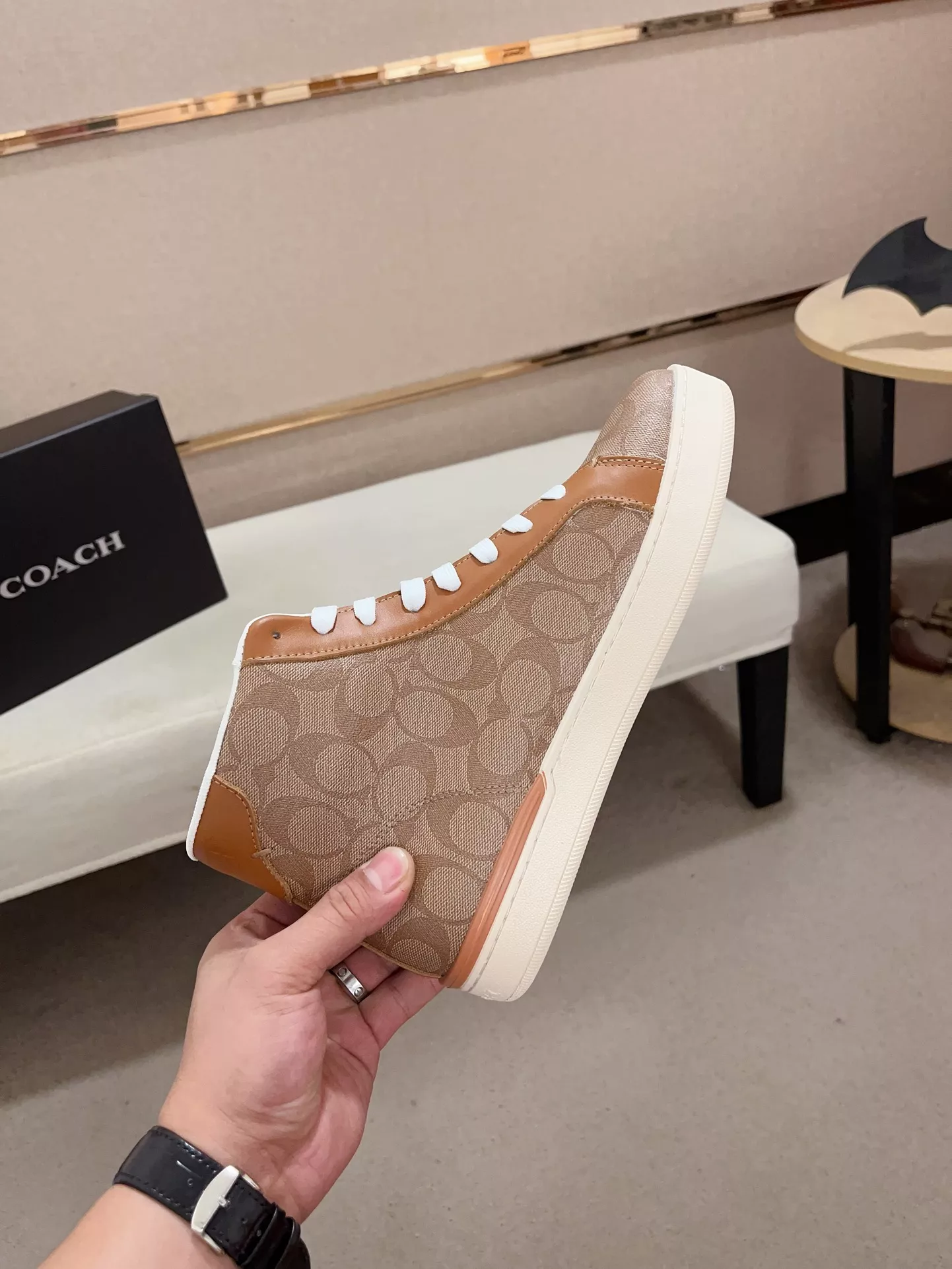 NewStyle 7451 Coach High Tops Shoes For Men