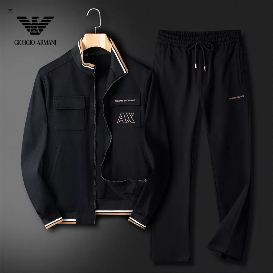 NewStyle 7587 Armani Tracksuits Long Sleeved For Men