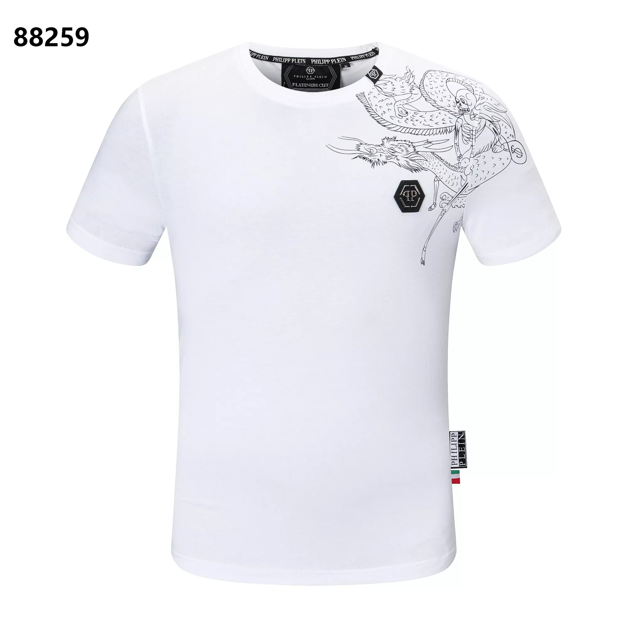 NewStyle 8241 Philipp Plein PP T-Shirts Short Sleeved For Men