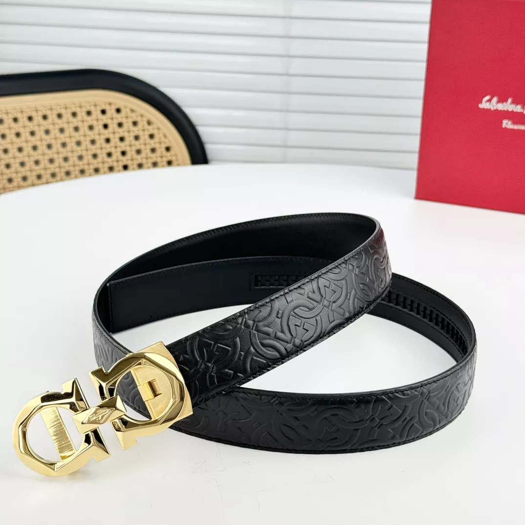 NewStyle 8307 Salvatore Ferragamo AAA Quality Belts In 3.5cm For Men