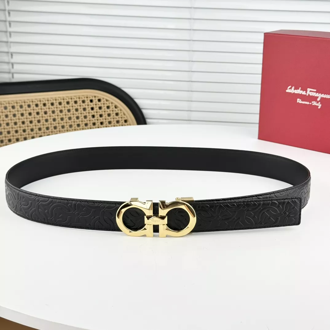 NewStyle 8307 Salvatore Ferragamo AAA Quality Belts In 3.5cm For Men