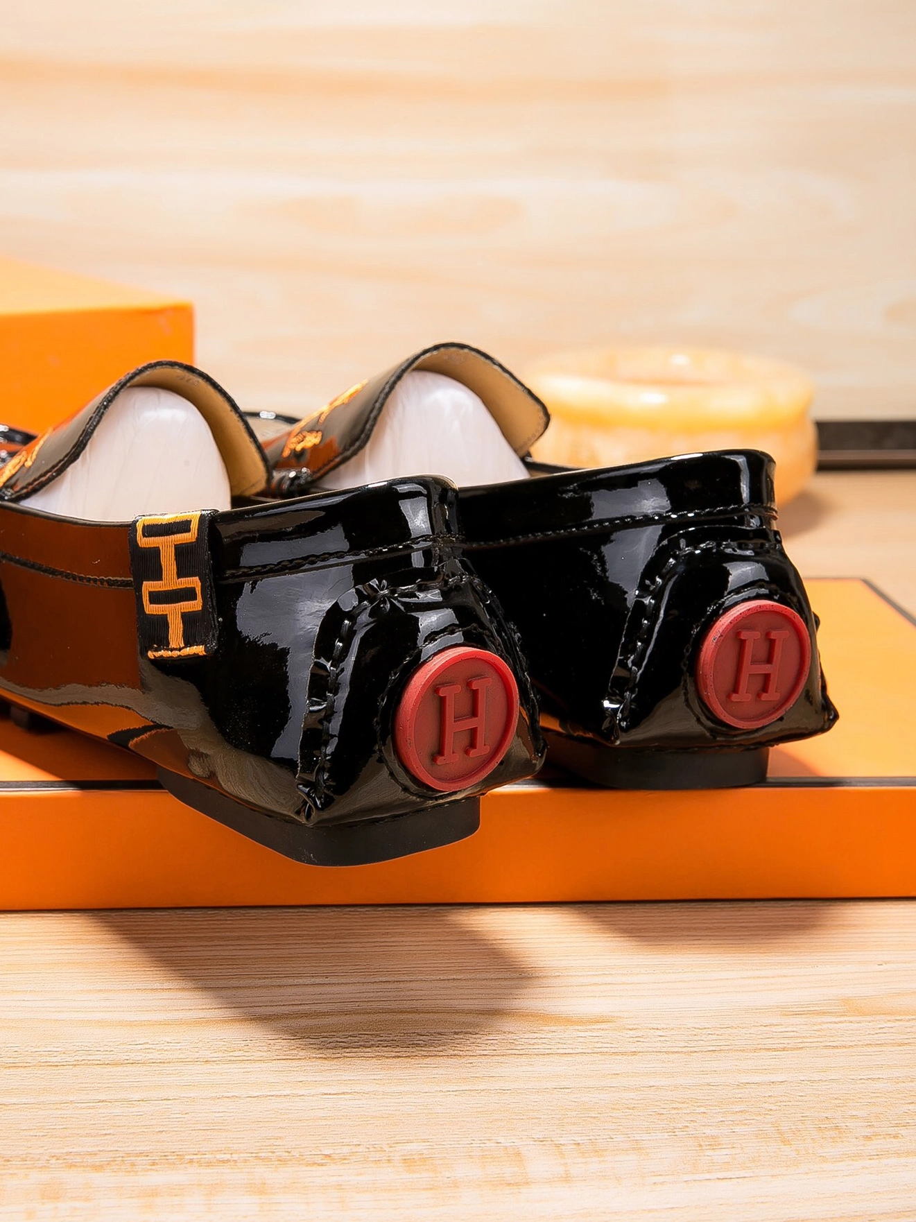 NewStyle 8347 Hermes Leather Shoes For Men