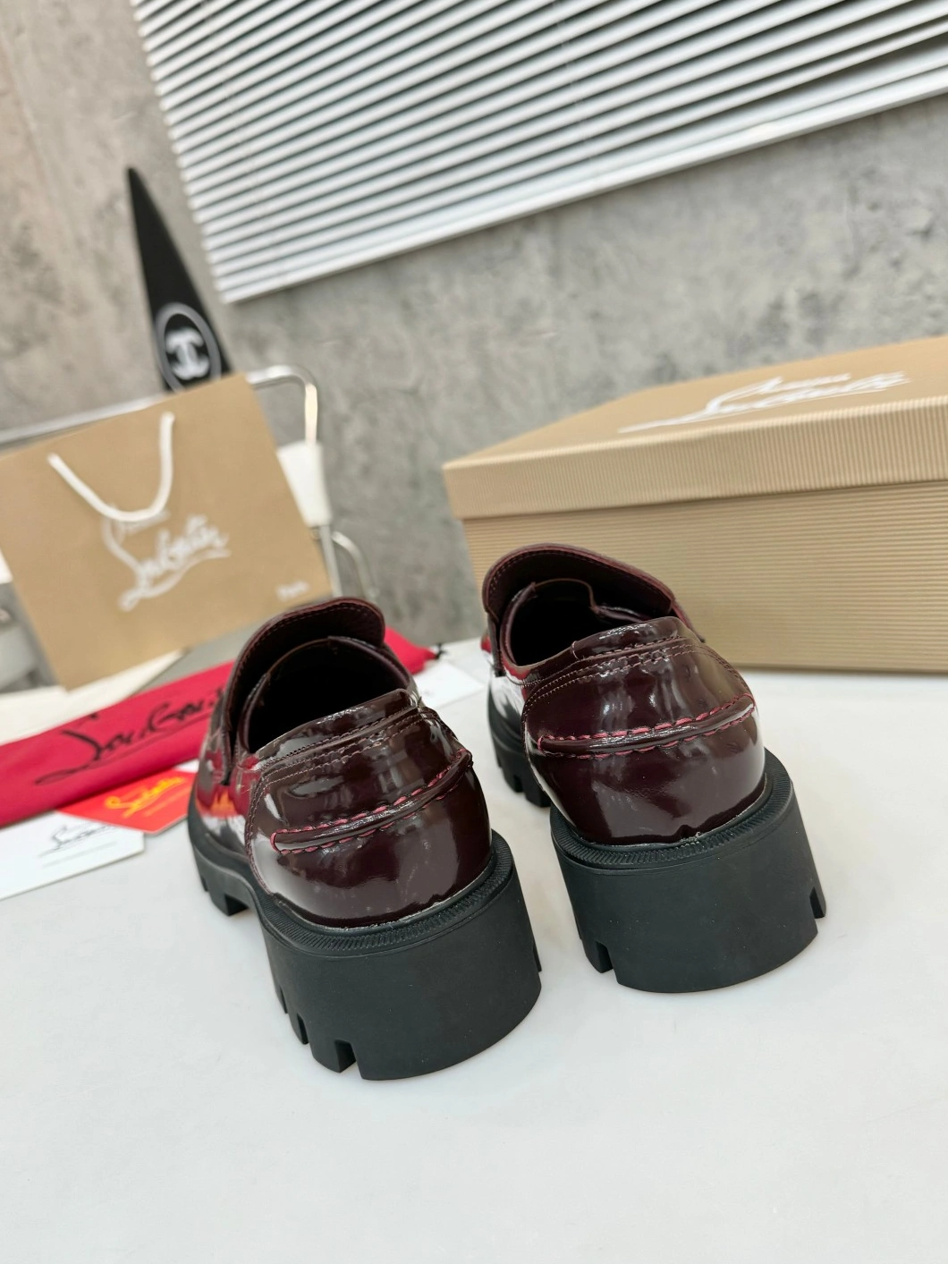 NewStyle 9081 Christian Louboutin Leather Shoes For Women