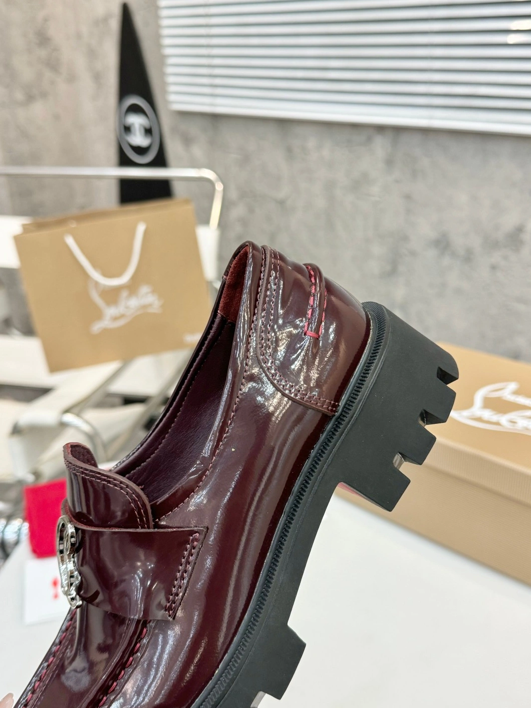 NewStyle 9081 Christian Louboutin Leather Shoes For Women