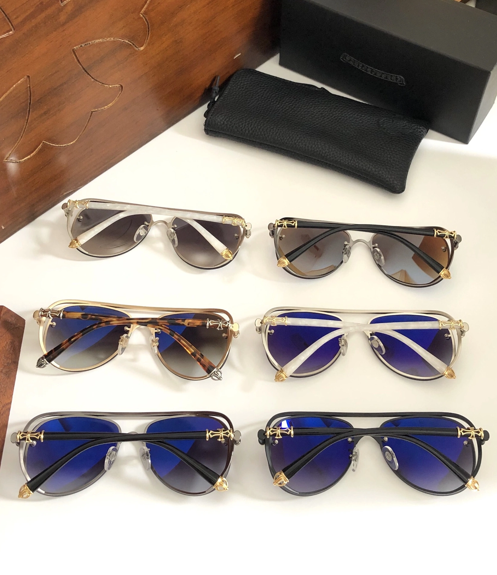 NewStyle 932 Chrome Hearts AAA Quality Sunglasses