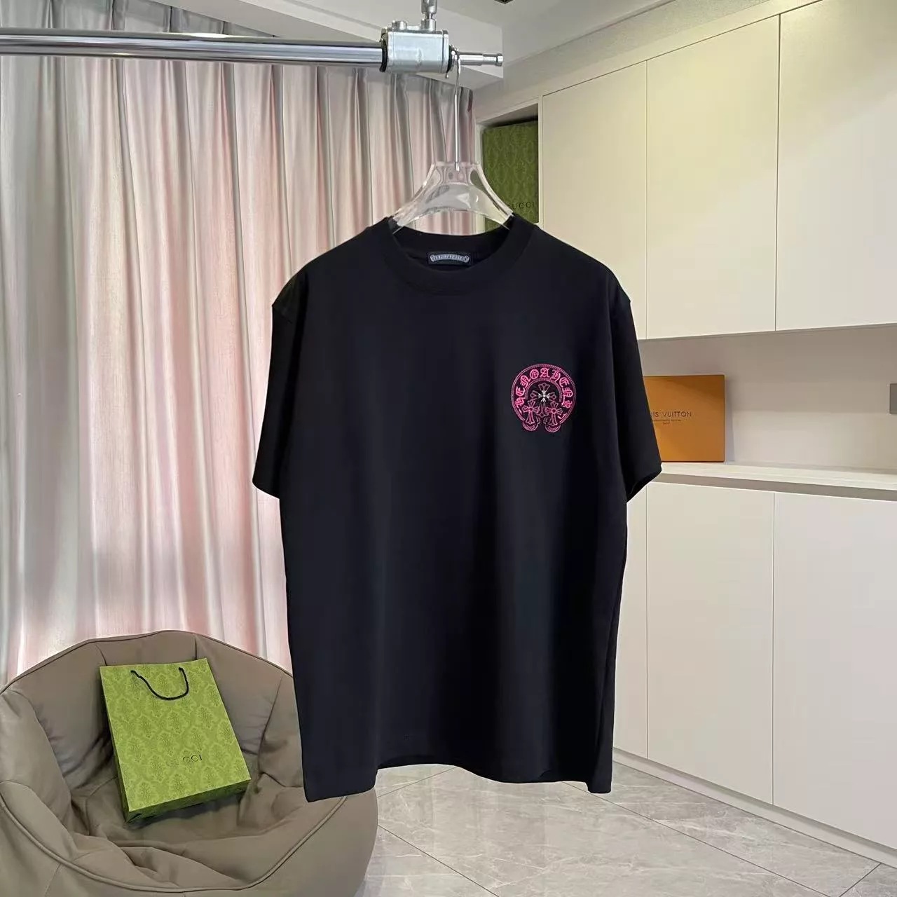 NewStyle 9365 Chrome Hearts T-Shirts Short Sleeved For Unisex