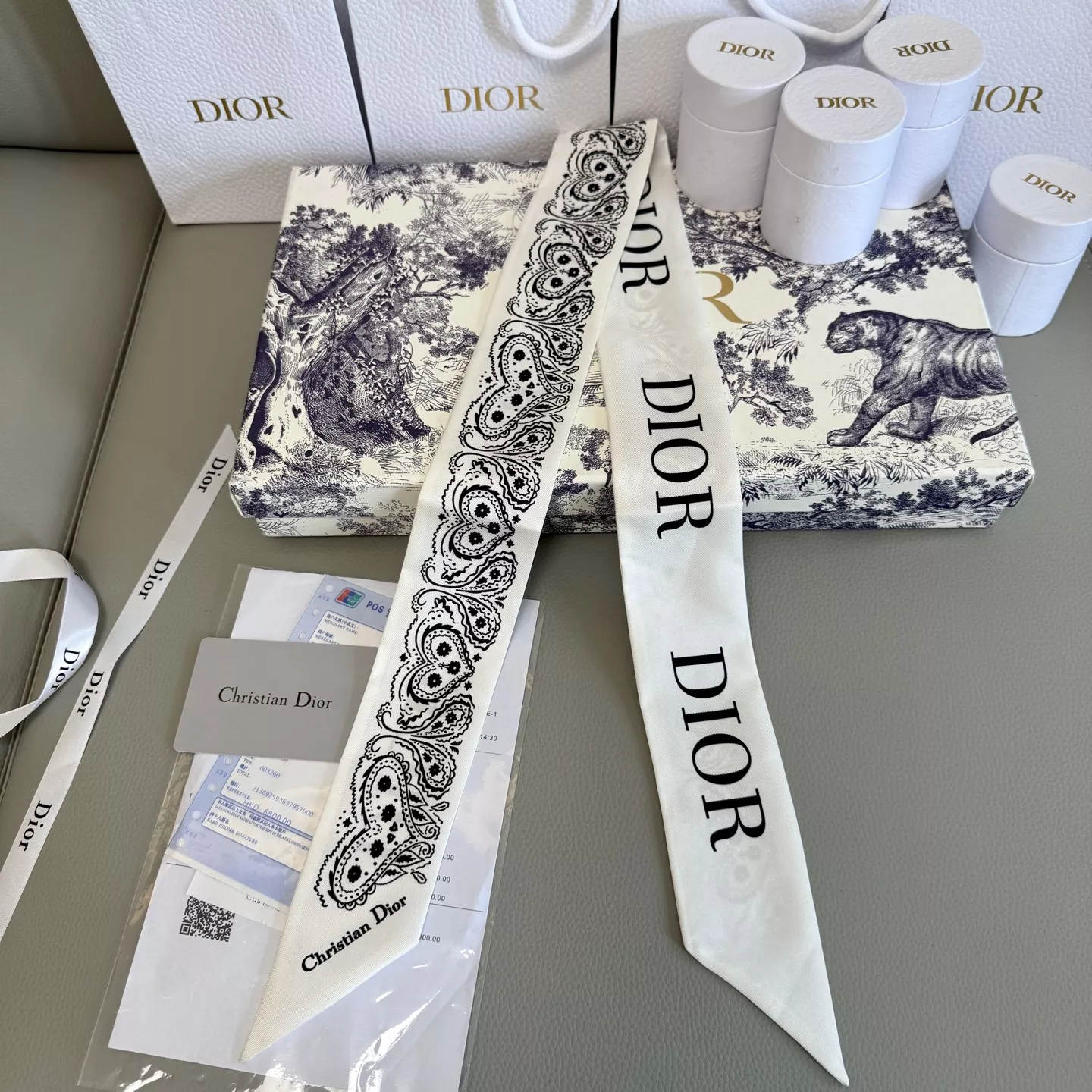 NewStyle 9382 Christian Dior Silk Scarf