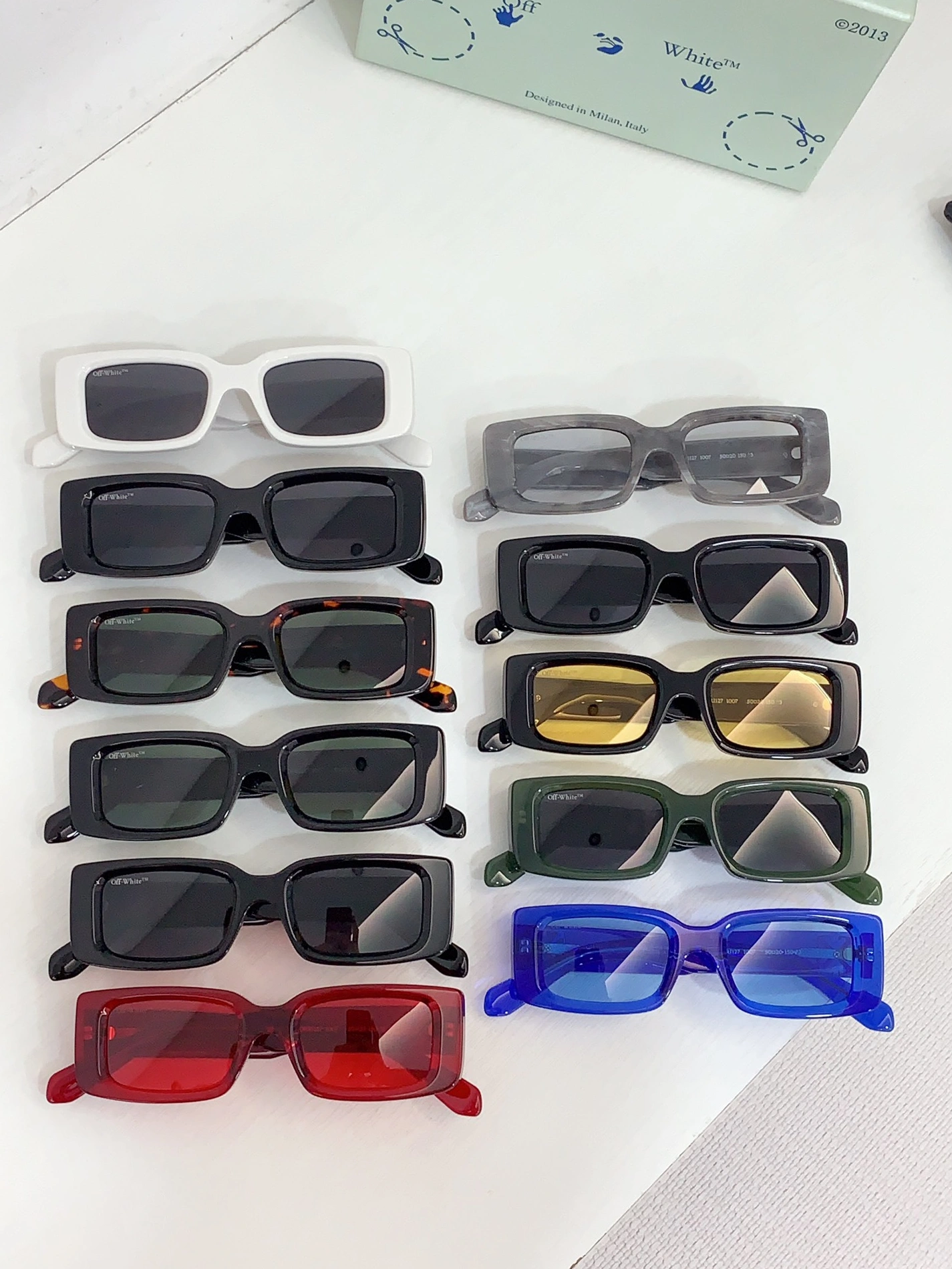 NewStyle 9573 Off-White AAA Quality Sunglasses