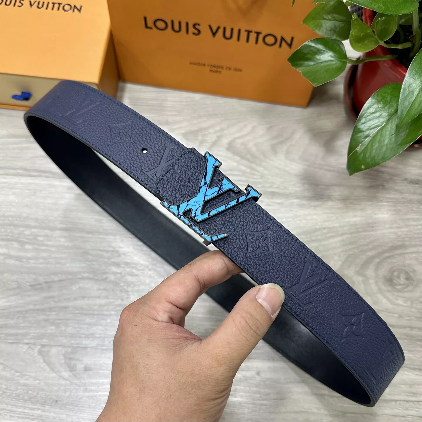NewStyle 9764 Louis Vuitton AAA Quality Belts In 4.0cm For Men