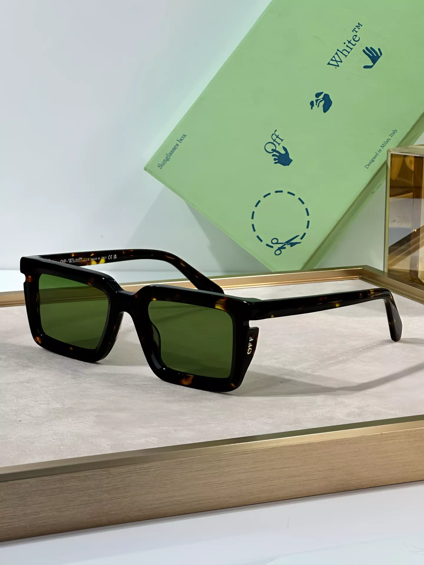 Off-White AAA Quality Sunglasses Elegant 5312