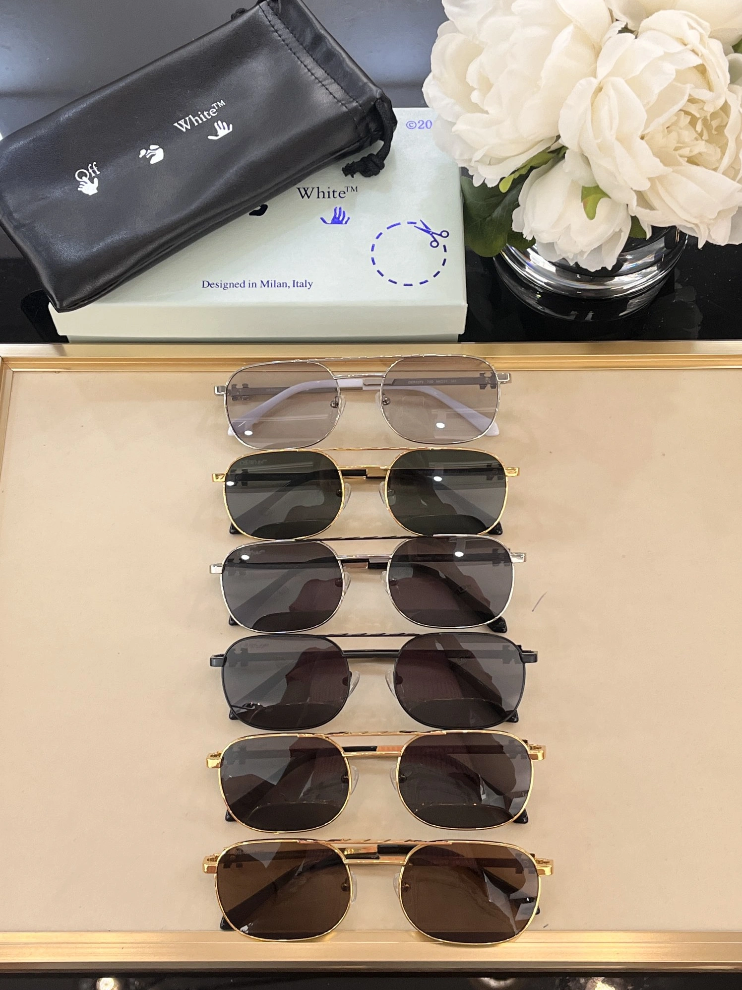 Off-White AAA Quality Sunglasses Minimalist 7603