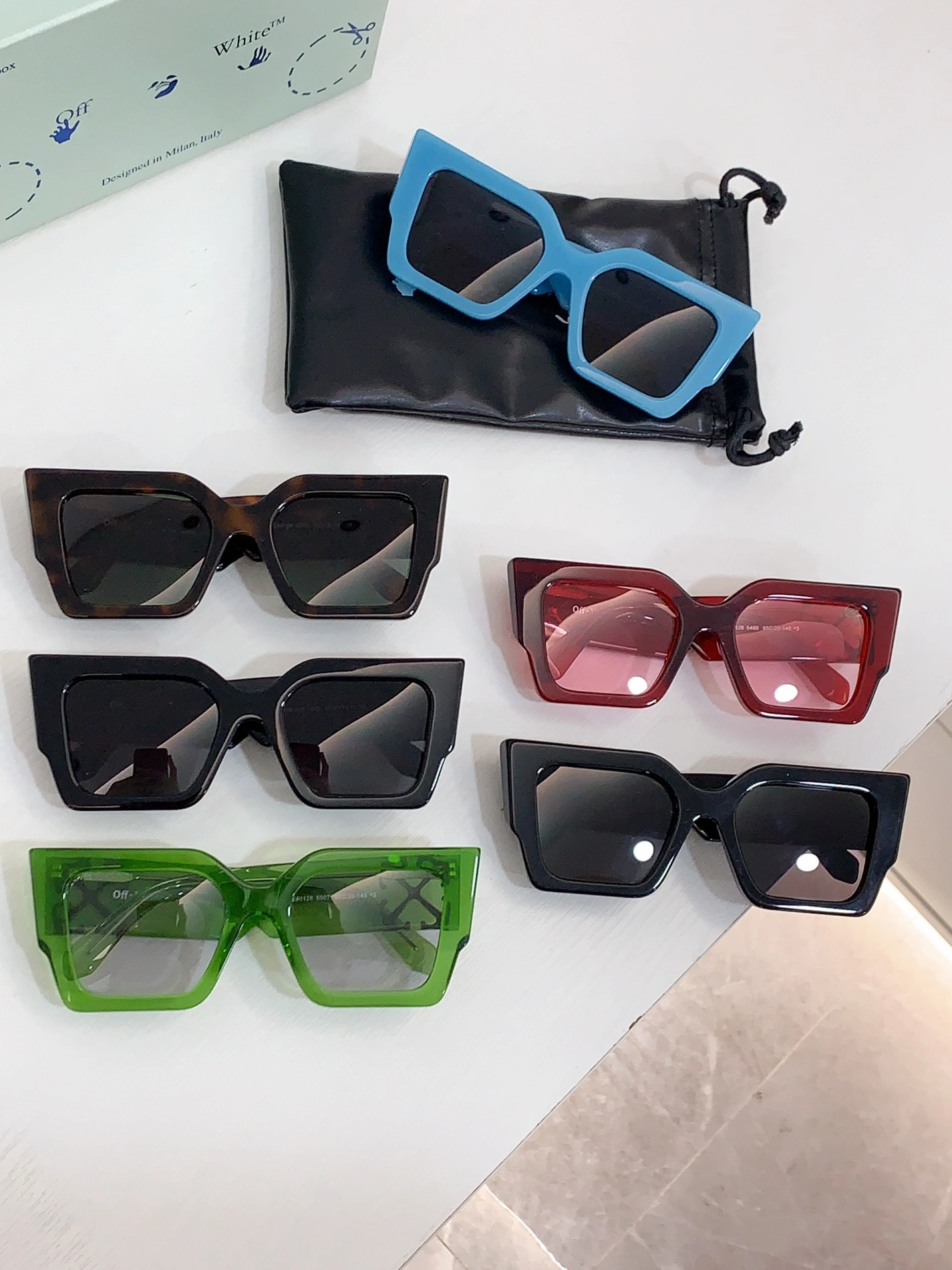 Off-White AAA Quality Sunglasses Vibrant 163