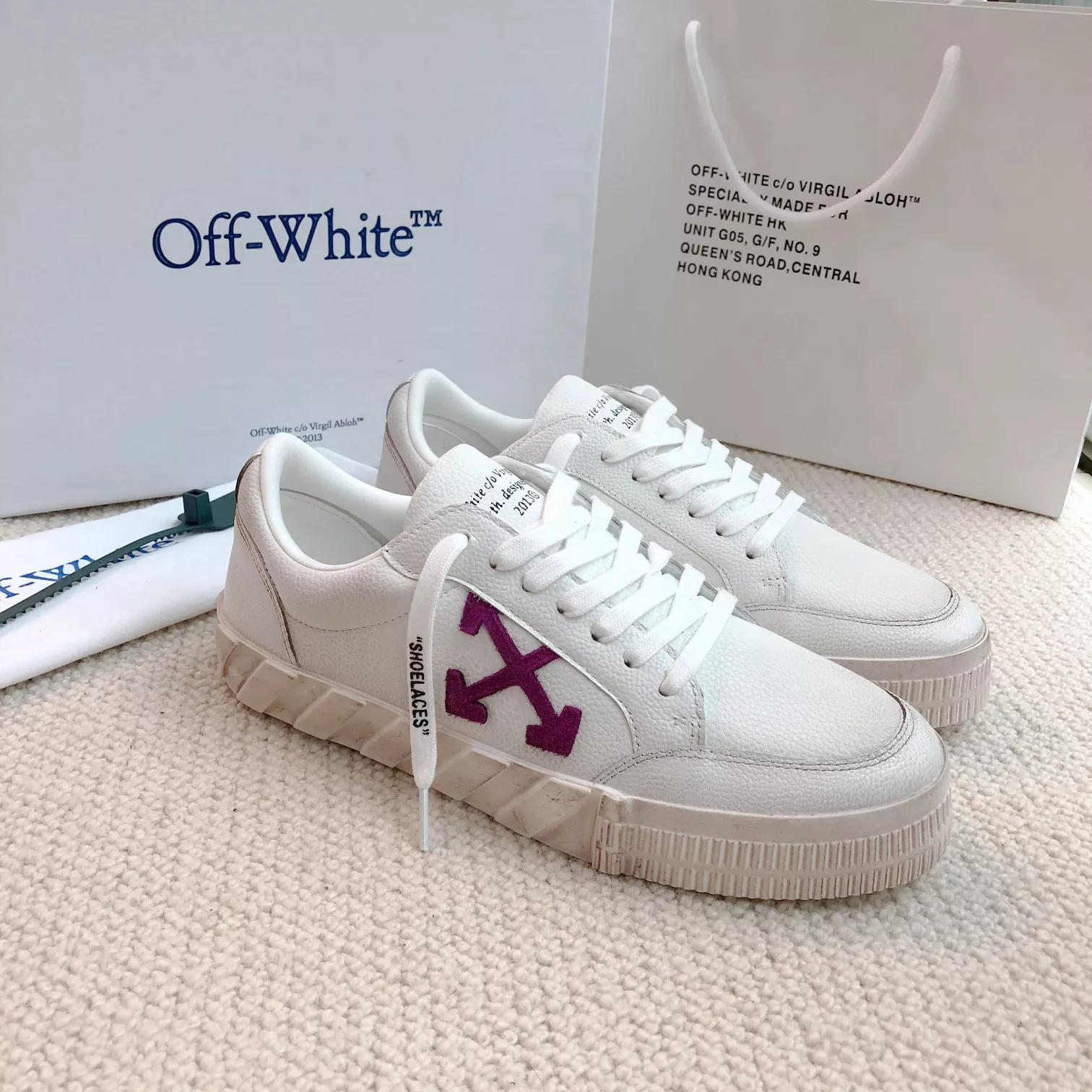 Off-White Casual Shoes For Men Elegant 1003